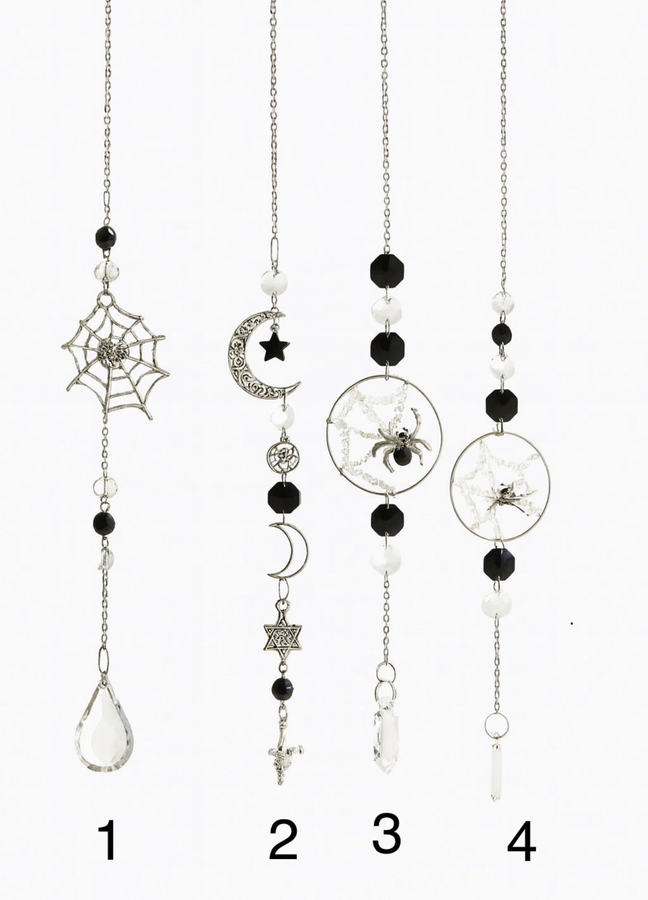 🖤 Gothic Crystal Suncatchers