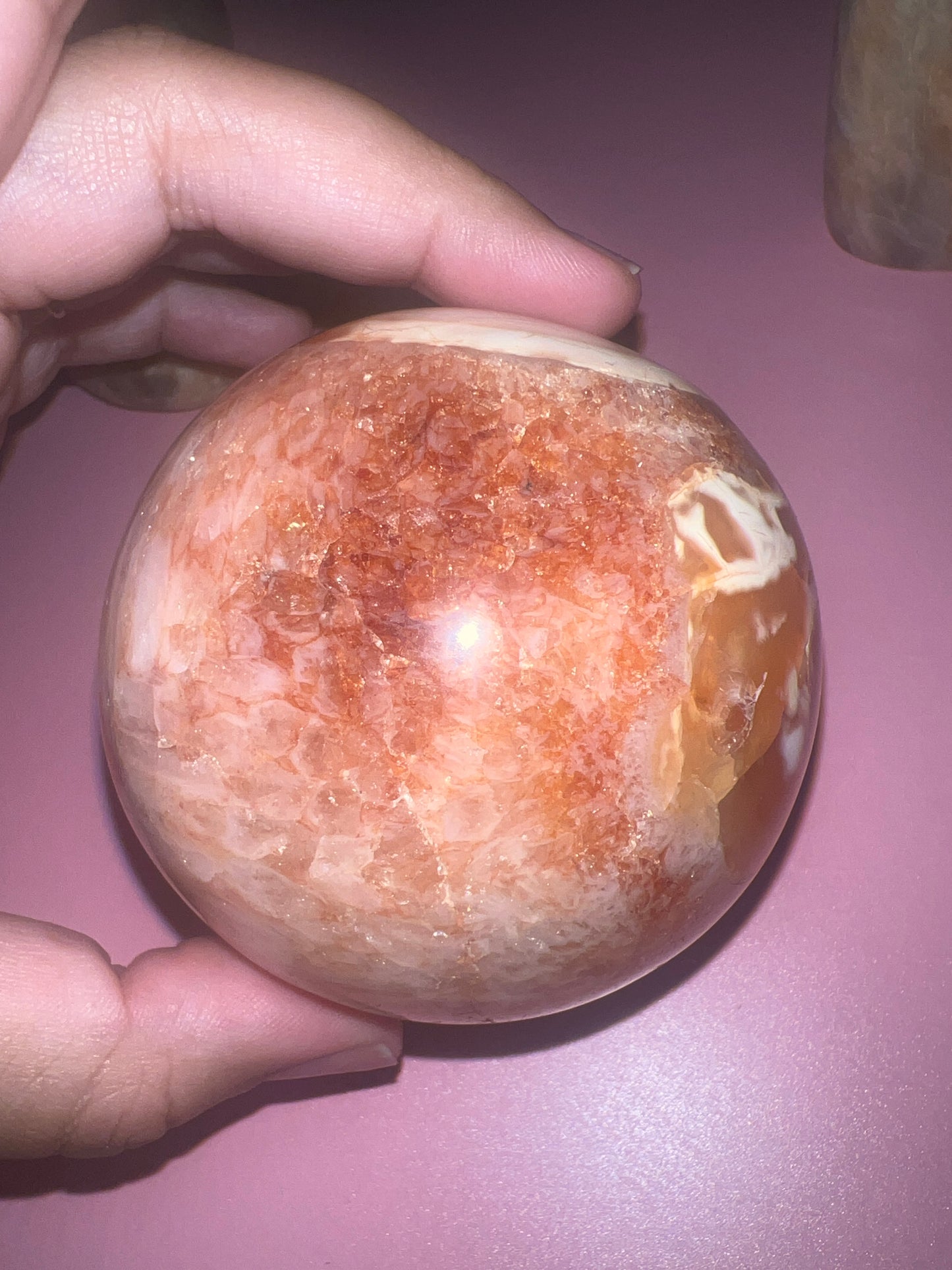 🔥 Fire Quartz Sphere