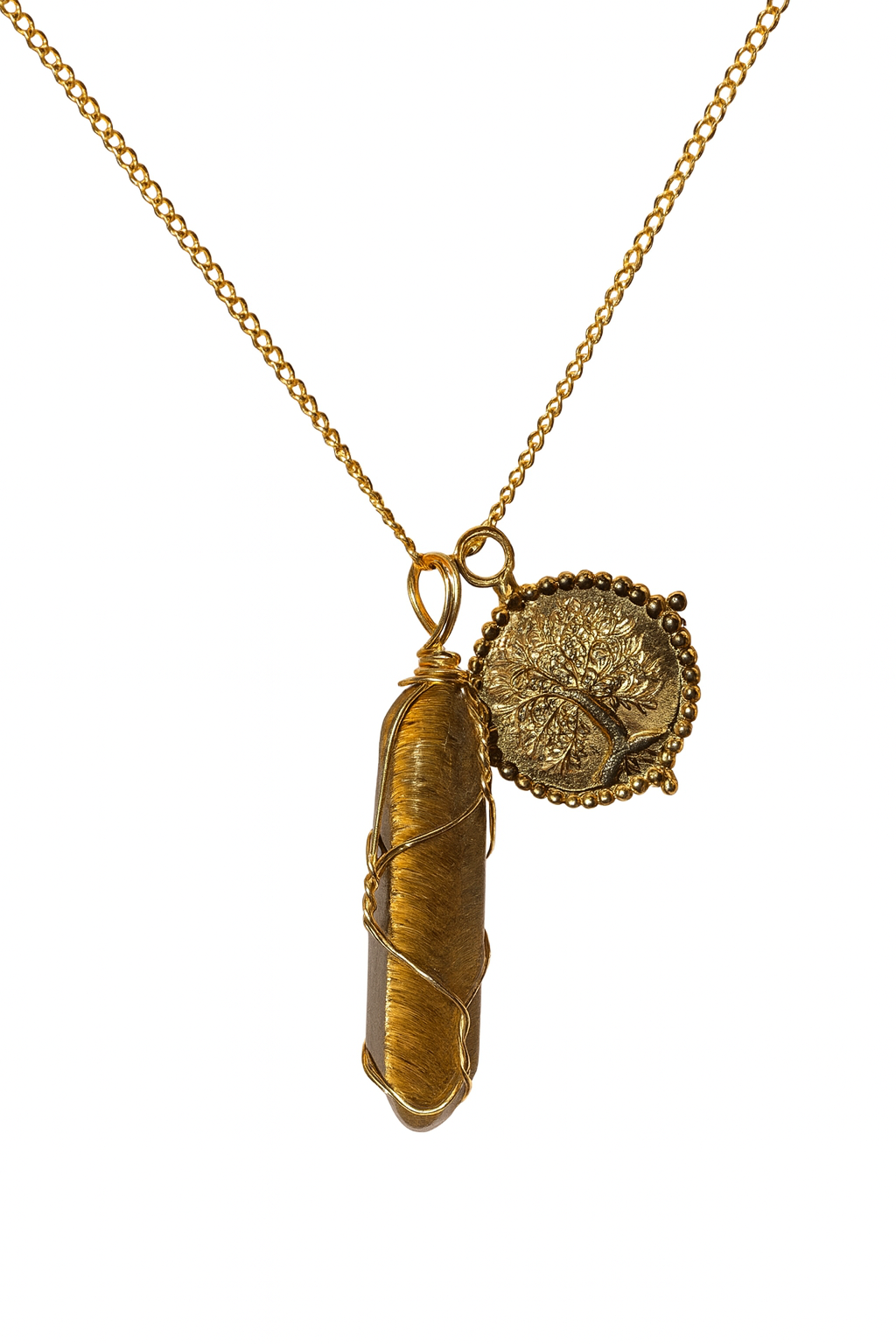 Divine Protection Necklace 🌳 🐯