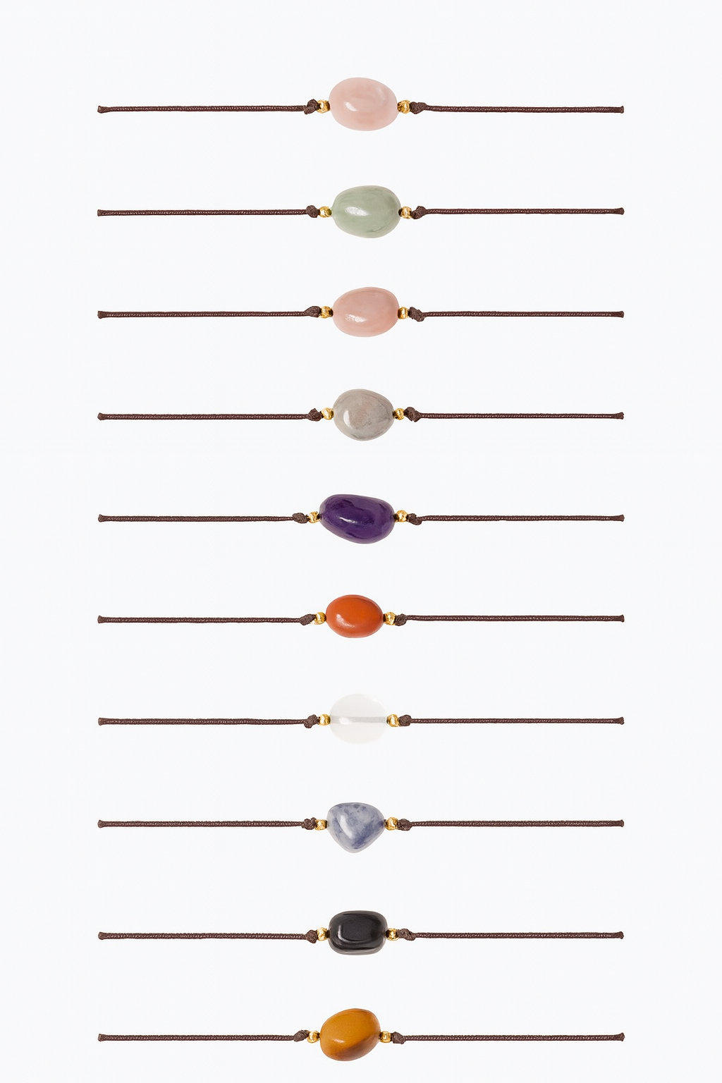 🌙 Crystal Cord Bracelets — Choose Your Energy