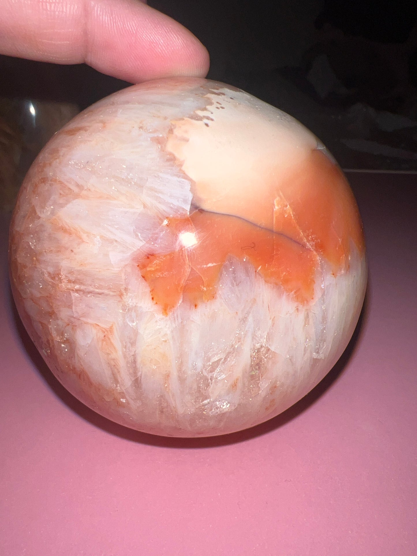 🔥 Fire Quartz Sphere