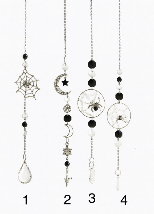 🖤 Gothic Crystal Suncatchers