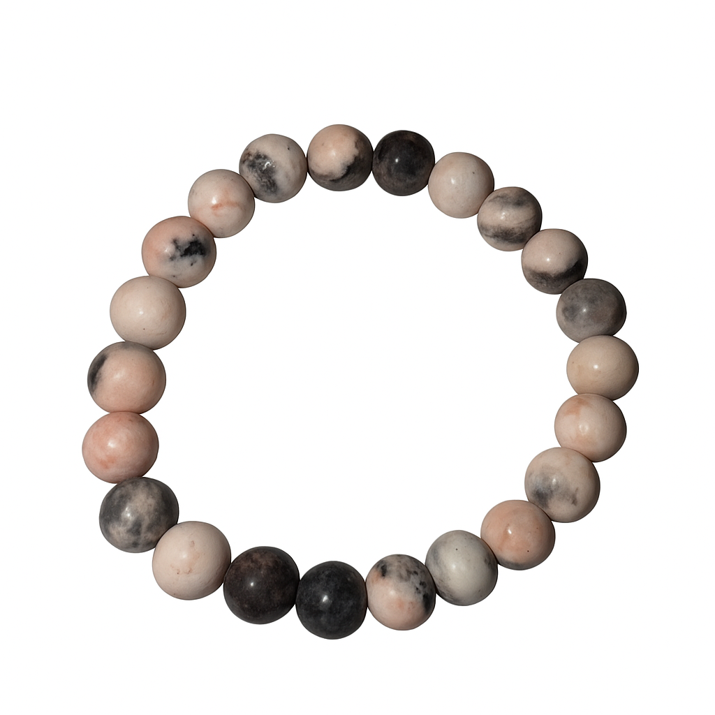 💕Pink Zebra Jasper Bracelet – Balance, Nurturing & Inner Peace