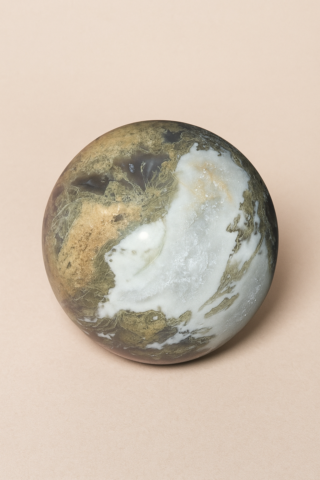 🌿 Moss Agate Sphere
