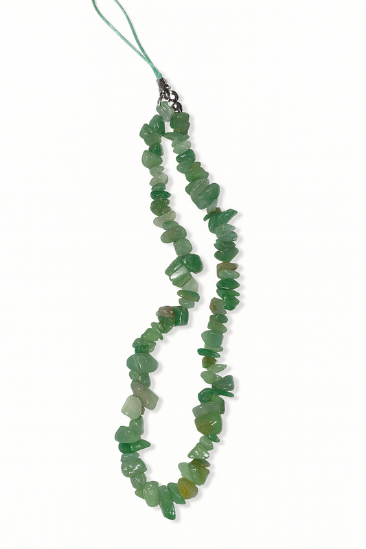 🍀 Green Aventurine Phone Charm