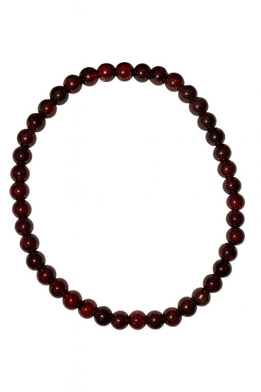 ❤️ Garnet Beaded Bracelet