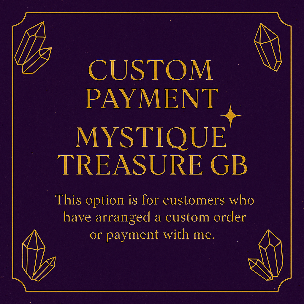 Custom Payment – Mystique Treasure GB ✨